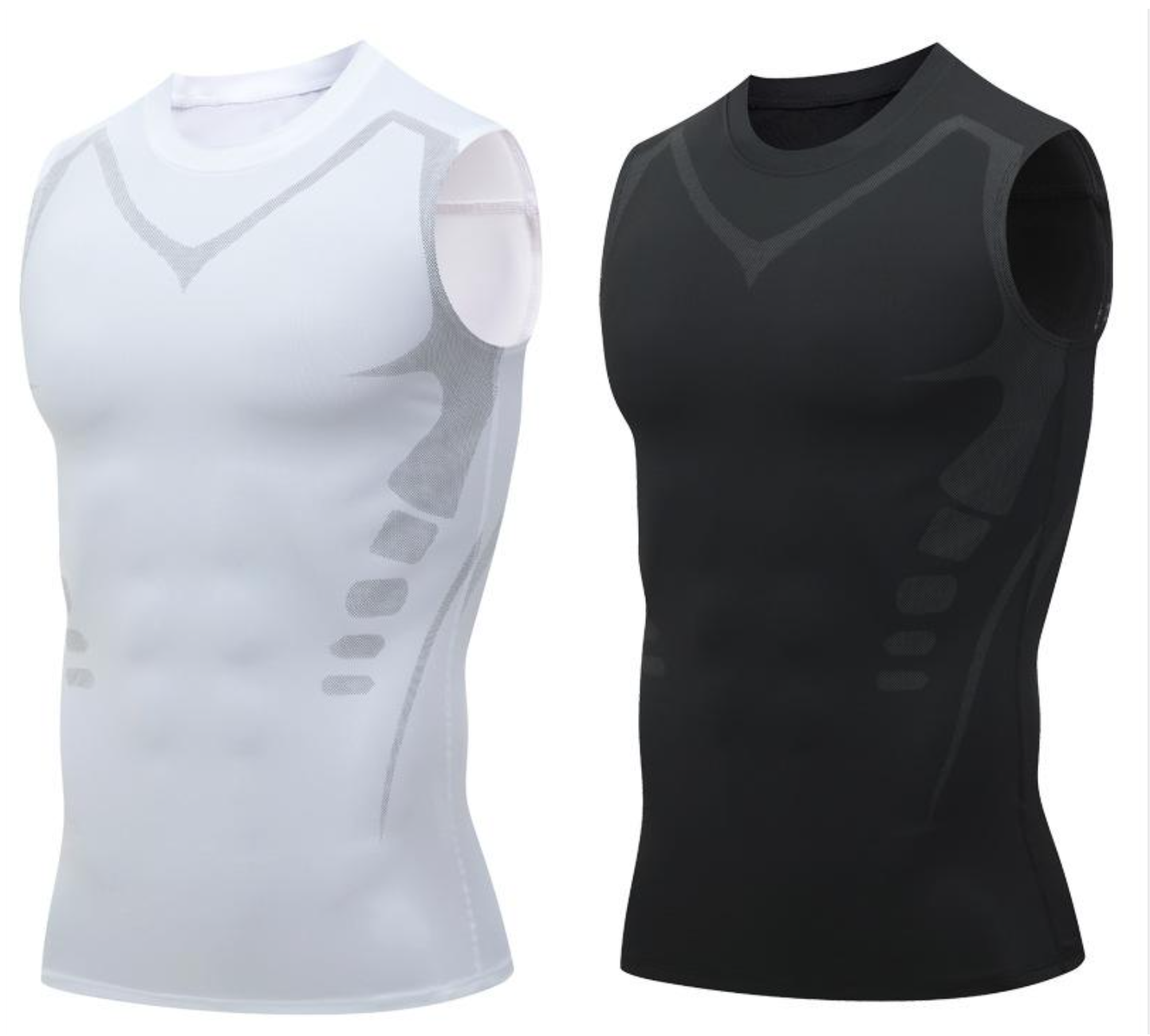 🔥 NU 50% KORTING! 💪 Ionic Shaping-vest – Compressie & verkoeling – Lichaamscontouren & mouwloos – Onzichtbaar onder kleding 🕶️