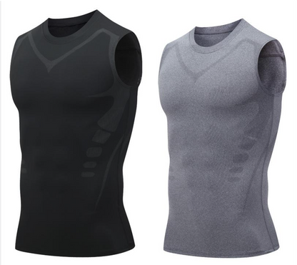 🔥 NU 50% KORTING! 💪 Ionic Shaping-vest – Compressie & verkoeling – Lichaamscontouren & mouwloos – Onzichtbaar onder kleding 🕶️