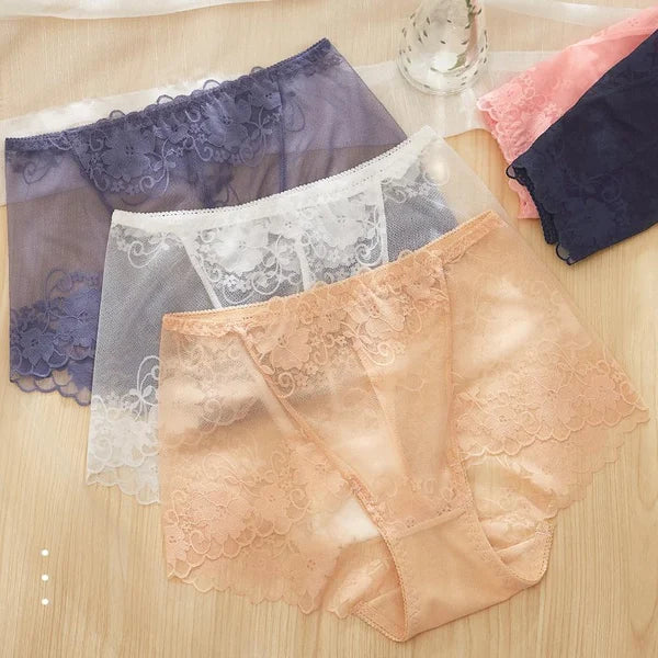 🌸60% KORTING🧶 Handgehaakte kanten boxershorts met hoge taille voor dames – Ademend, vintage stijl en comfortabele pasvorm 🌸