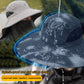 Professionele outdoor zonnehoed 🛡️ UPF50+ brede rand + gezichtsmasker, ademend ontwerp, bescherming tegen zon en insecten, de eerste keuze voor zomerse wandelingen 🥾