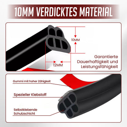 🚗 NU 60% KORTING🛡️ Stofwerende rubberen afdichtingsstrip voor geluidsreductie in de auto