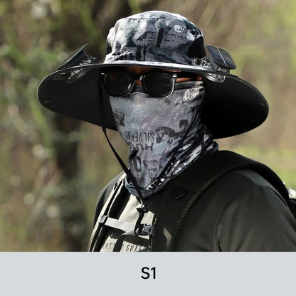 🏃‍🎣2025 zomer bestseller💥Zonnebescherming vissershoed met 2 afneembare zonnevakken(🚀55% korting)