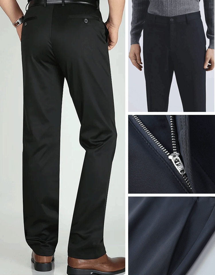 👖Dunne zakelijke broek voor heren voor de zomer – Lichtgewicht, ademend en stijlvol voor warme dagen 🌞🆒
