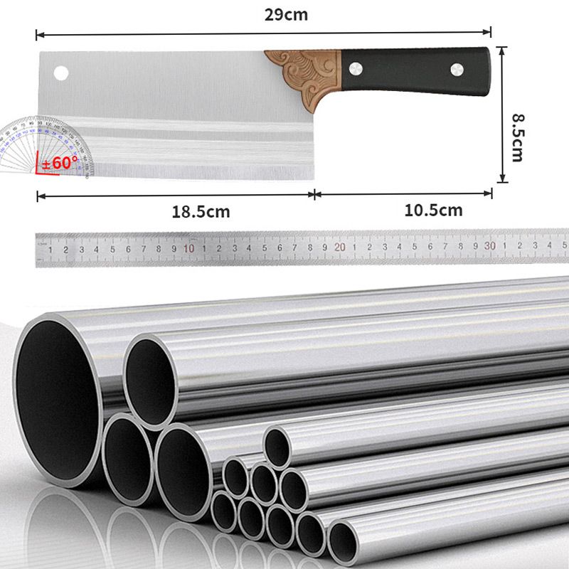 🔪🥬55% korting🍅Gesmeed keukenmes van hoogwaardig roestvrij staal