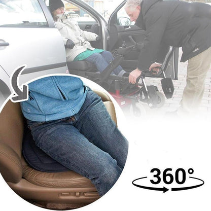 🪑✨ 360° draaibaar zitkussen - Ergonomische ondersteuning voor bureaustoel en autostoel met kern van traagschuim 🔄💺