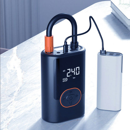🚗NU 60% KORTING🔥 Multifunctionele draagbare autobandenpomp met verlichting