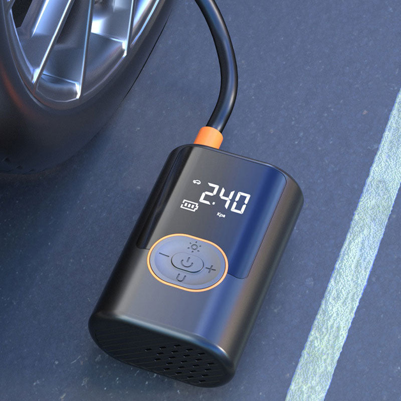 🚗NU 60% KORTING🔥 Multifunctionele draagbare autobandenpomp met verlichting