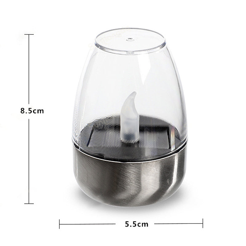 🕯️ KOOP 2, KRIJG 1 GRATIS! ☀️ Set van 6 LED-tafellampen op zonne-energie – Vlamloos & Waterdicht, Automatisch aan/uit met schemersensor voor tuin & feestjes 🏕️
