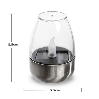 🕯️ KOOP 2, KRIJG 1 GRATIS! ☀️ Set van 6 LED-tafellampen op zonne-energie – Vlamloos & Waterdicht, Automatisch aan/uit met schemersensor voor tuin & feestjes 🏕️