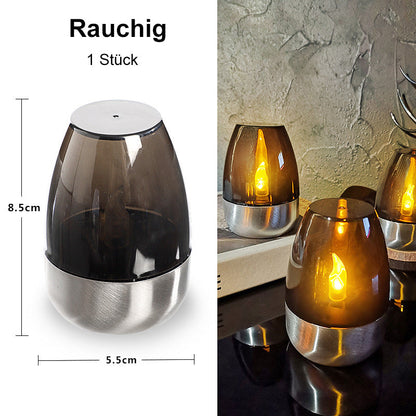 🕯️ KOOP 2, KRIJG 1 GRATIS! ☀️ Set van 6 LED-tafellampen op zonne-energie – Vlamloos & Waterdicht, Automatisch aan/uit met schemersensor voor tuin & feestjes 🏕️