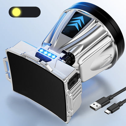 🔥2025 Super Outdoor Equipment🔥Superheldere, krachtige oplaadbare hoofdlamp