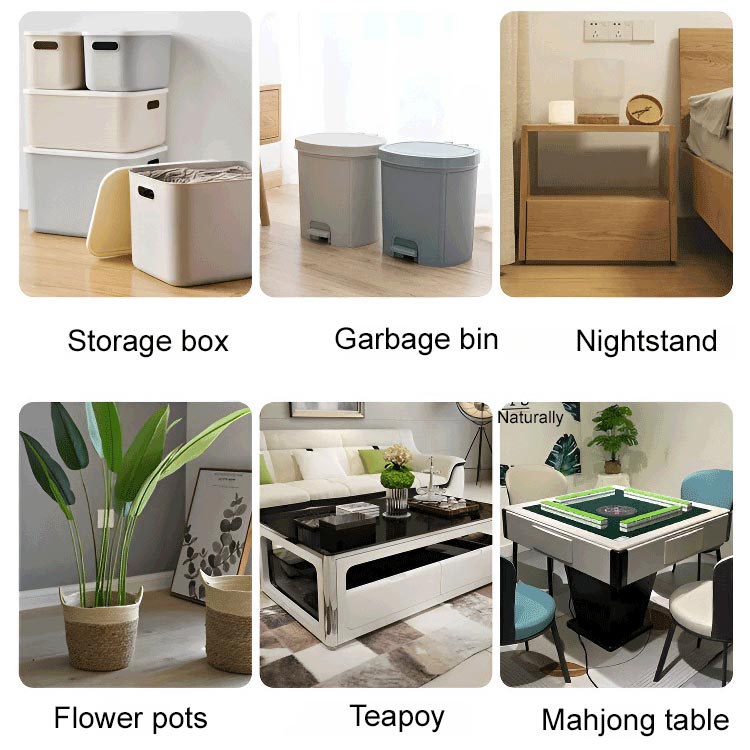 360° Zwenkbare Drie Kogelwielen Meubelmobiliteitsgoden