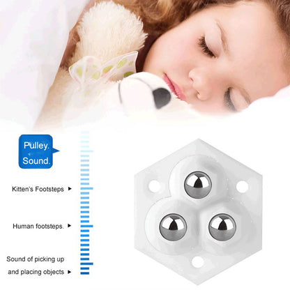 360° Zwenkbare Drie Kogelwielen Meubelmobiliteitsgoden