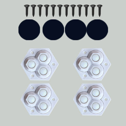 360° Zwenkbare Drie Kogelwielen Meubelmobiliteitsgoden