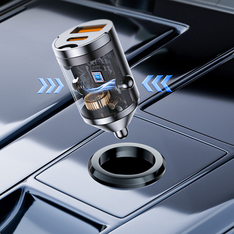 🚗GROTE UITVERKOOP - 60% KORTING🔥Supersnelle autolader – Dubbele poort PD & QC snelladen