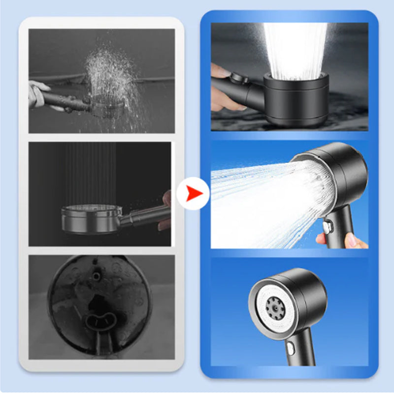 🚿 50% KORTING! 🔥 Hogedrukdouchekop met 4 standen – ingebouwd filter, waterbesparend en eenvoudig te installeren 💧