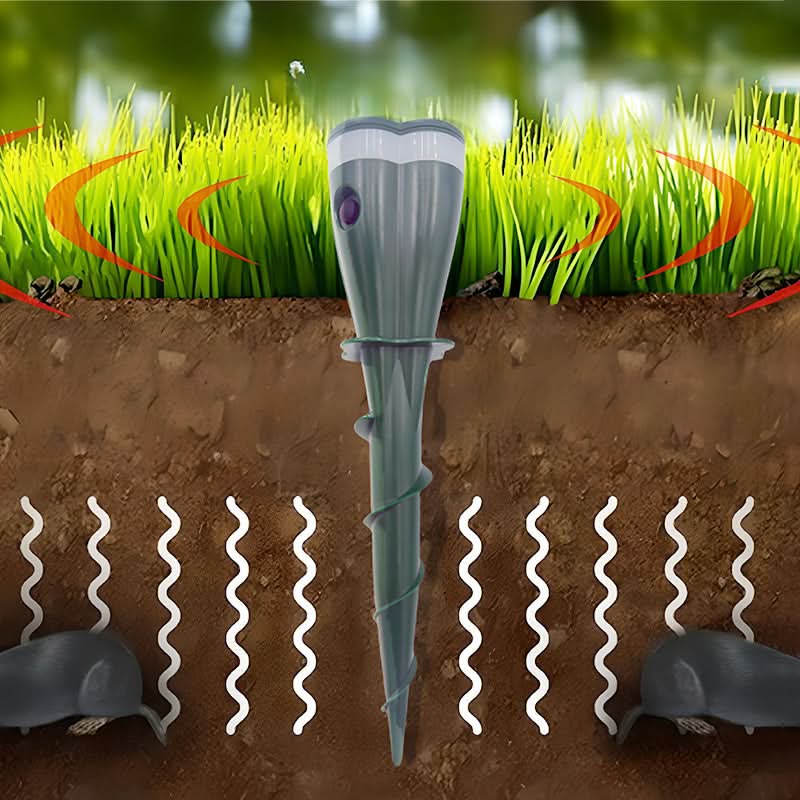 ⏰ 50% KORTING – NOG MAAR 48 UUR! ☀️💧 Waterdichte mollenverjager – werkt op zonne-energie! 🐭🚫