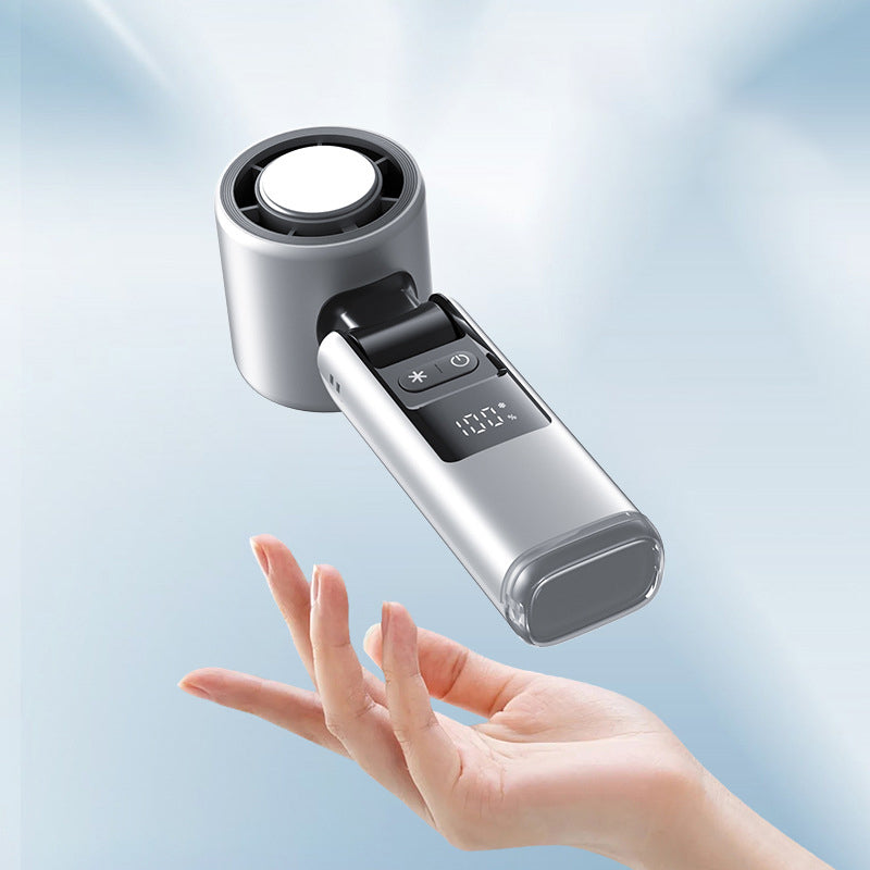 🧊Bestseller voor zomer 2025💦Handheld mini-ijsventilator met hoog windturbinevermogen (🔥55% korting)