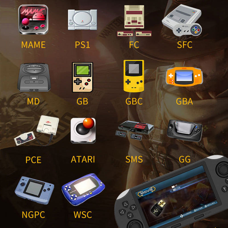 🔥55% Korting🔥SF3000 Draagbare Handheld HD Spelconsole