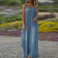 🌸Speciale prijs🌸  Dames losse jumpsuit met wijde pijpen en zakken