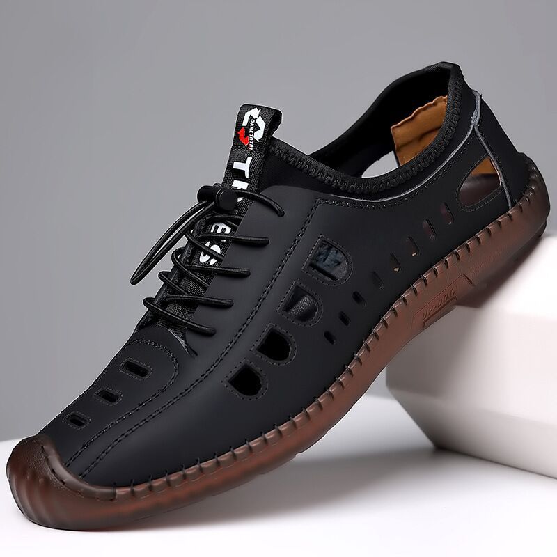 🥾 TIJDELIJKE AANBIEDING: 50% KORTING! ✨ Wandelschoenen zonder veters – zacht leer, ademend, antislip 🏔️
