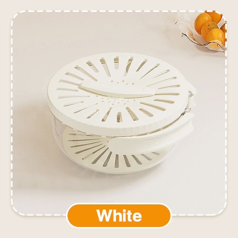 🔥2025 Bestseller🍅Multifunctionele afdruipmand - Keukengereedschapmand Salademand