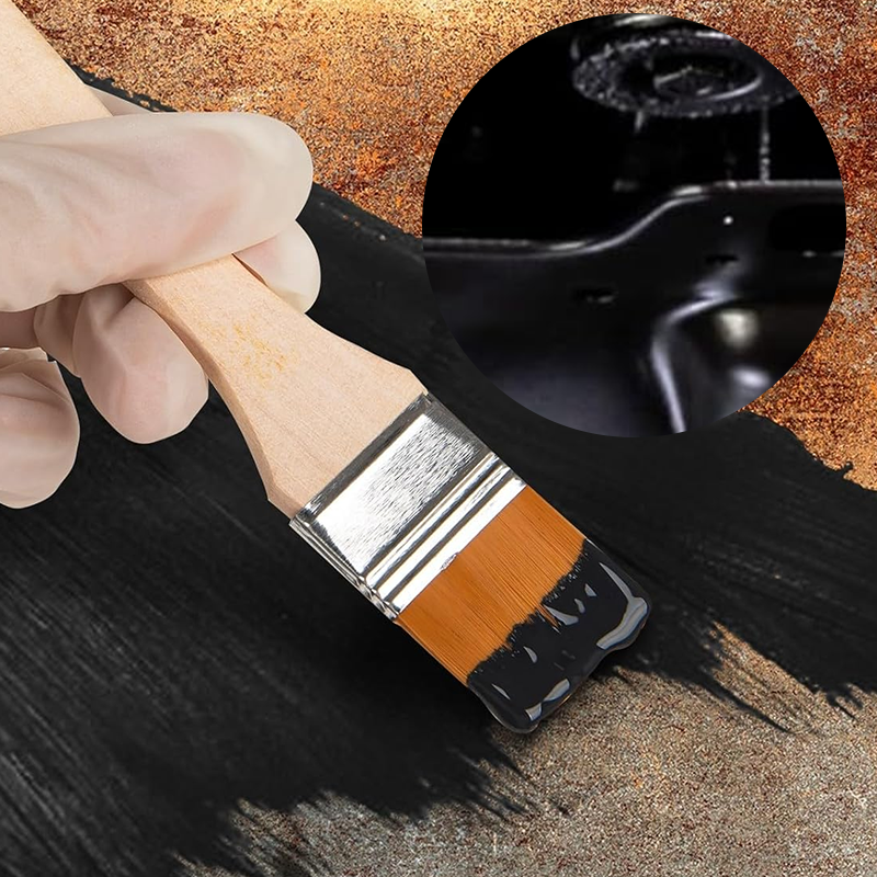 🔥50% KORTING!🏠Rust Converter Metallic Paint – Eén laag houdt roest tegen, schuren of dampen niet nodig. Droogt op tot een strakke metalen afwerking. Perfect voor tuingereedschap en hekken. 🔨🛡️