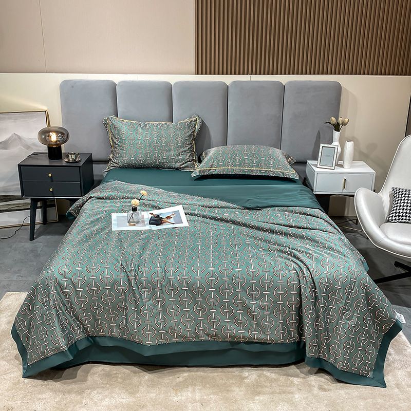 🛏Bestseller 2025🔥Verkoelende, ademende bloemenlakenset van 4 stuks (🚀55% korting)