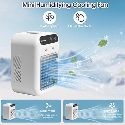 ❄️55% korting🌬️ Mini-luchtkoeler 3-in-1 – Koelt, bevochtigt en geeft een heerlijke geur! Perfect voor op je bureau en in je slaapkamer