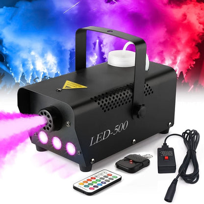 🌫️🎉 Draagbare rookmachine met LED – 50% KORTING! Langdurig rookeffect, 30 m bereik, 4 min. opwarmtijd – sfeer gegarandeerd. 💯