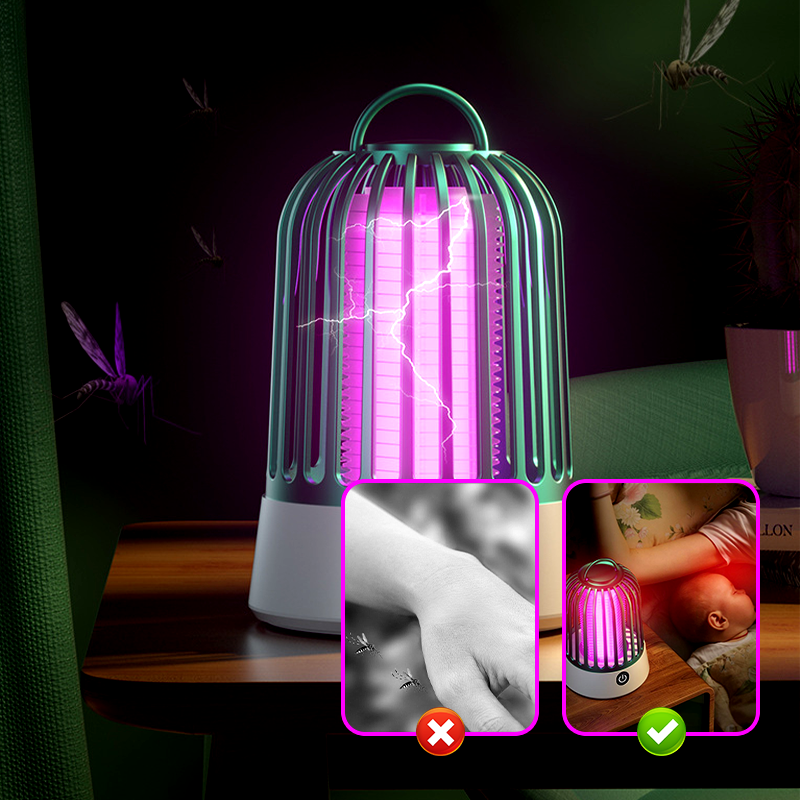 🦟💡2025 Effectieve maatregelen voor ongediertebestrijding🔥Krachtige elektrische muggenlamp met UV-licht 🦟💡