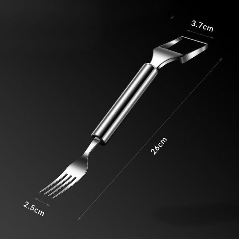 🔥 Koop 1 krijg 1 gratis🔥2-in-1 roestvrijstalen fruitsnijder met vork