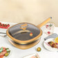 🔥55% tijdelijke korting🍳 30 cm titanium steelpan met antiaanbaklaag en deksel