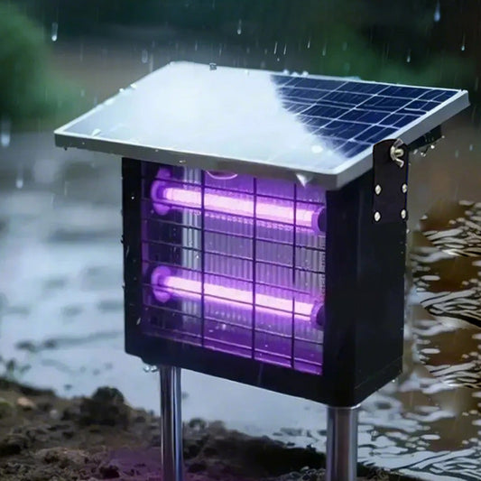 🦟 NU 50% KORTING! ☀️ Krachtige zonne-energie-insectenverdelger van 3500 V – voor binnen en buiten, waterdicht en zonder chemicaliën voor effectieve bescherming 🏠