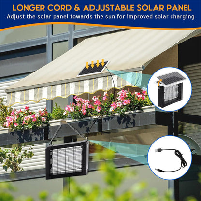 🦟 NU 50% KORTING! ☀️ Krachtige zonne-energie-insectenverdelger van 3500 V – voor binnen en buiten, waterdicht en zonder chemicaliën voor effectieve bescherming 🏠