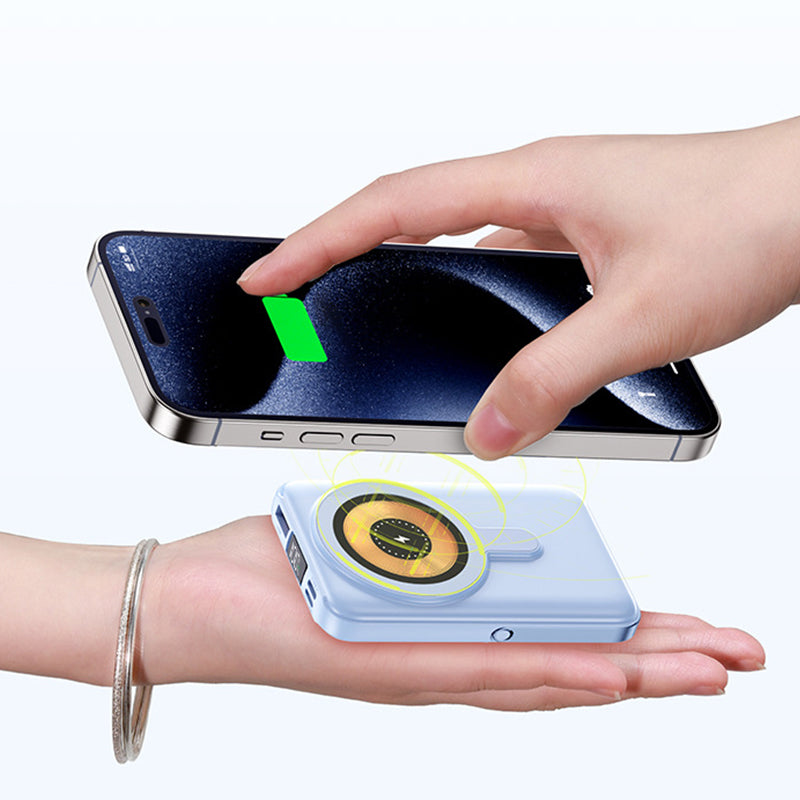 🔋NU 60% KORTING! ⚡ Magnetische draadloze powerbank 10000mAh – Snel opladen, stijlvol ontwerp en universele compatibiliteit 🔌