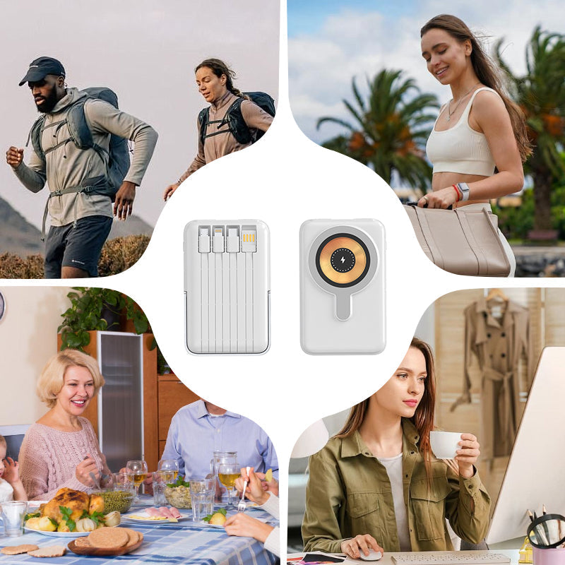 🔋NU 60% KORTING! ⚡ Magnetische draadloze powerbank 10000mAh – Snel opladen, stijlvol ontwerp en universele compatibiliteit 🔌