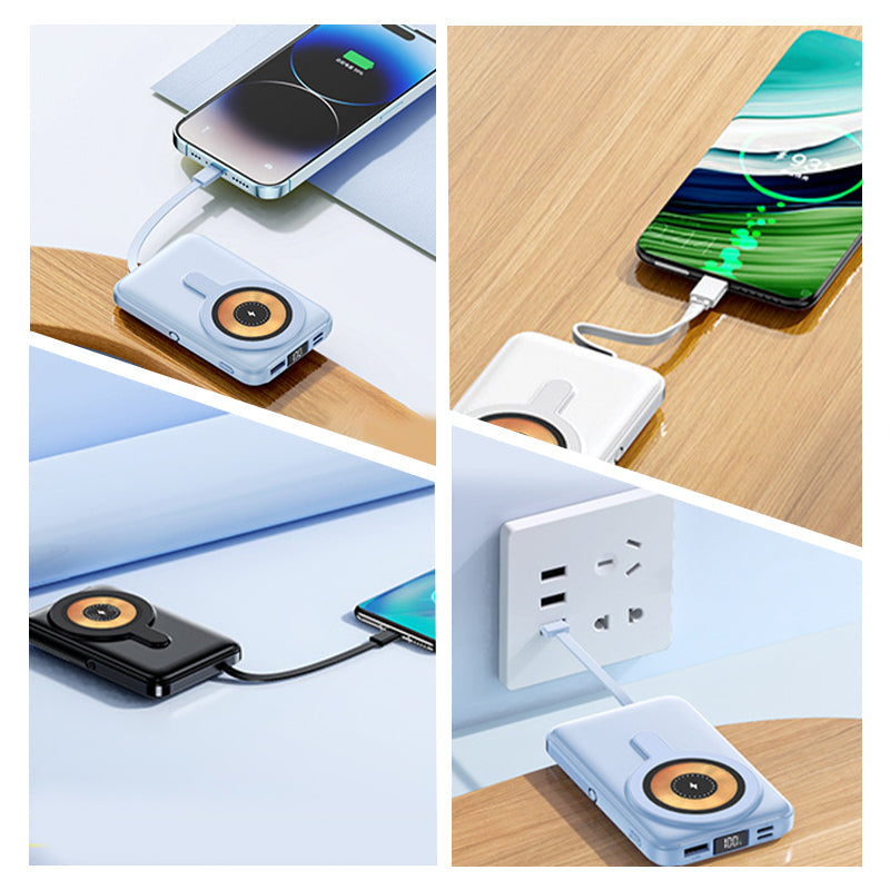 🔋NU 60% KORTING! ⚡ Magnetische draadloze powerbank 10000mAh – Snel opladen, stijlvol ontwerp en universele compatibiliteit 🔌