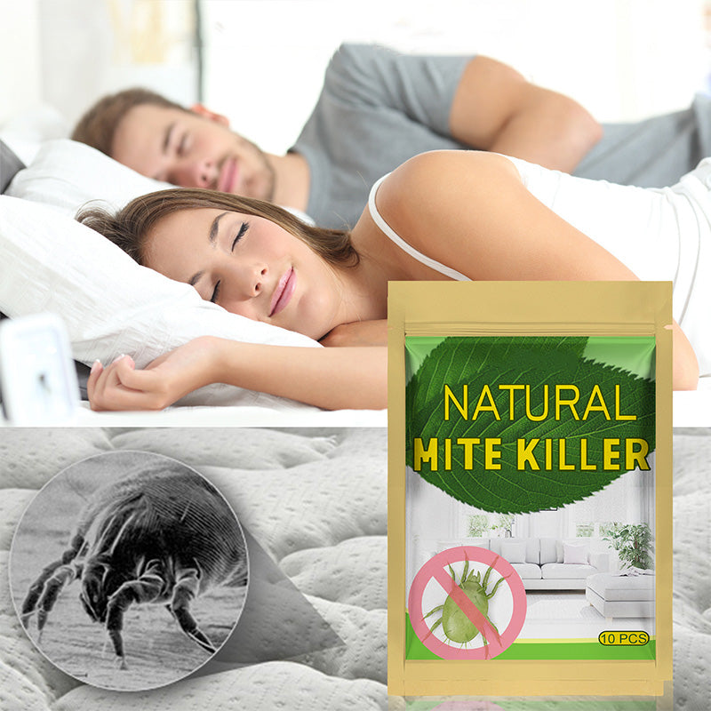 🏠✨Plaats het in je kussen, kast of bank, en het jaagt mijten weg met pure plantenkracht. Geen chemicaliën, geen gedoe – alleen een frisse, schone nachtrust.