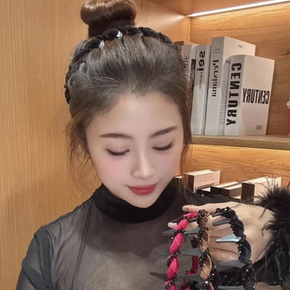 🔥Hete uitverkoop🔥Vintage hoge Cranium kunstmatige parel haarband (55% korting)