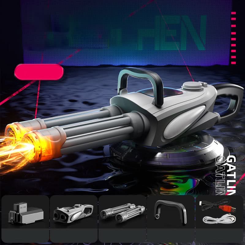 🔫🔥Zomer 55% korting🤽Gatling elektrisch waterpistool met dubbele loop