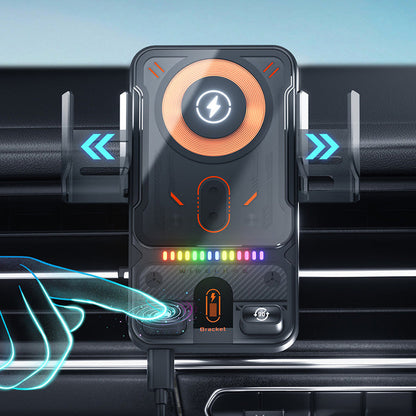🚗 NU 60% KORTING! 📱 2-in-1 autotelefoonhouder & draadloze oplader – 360° draaibaar, stevige grip & snel opladen 🔋
