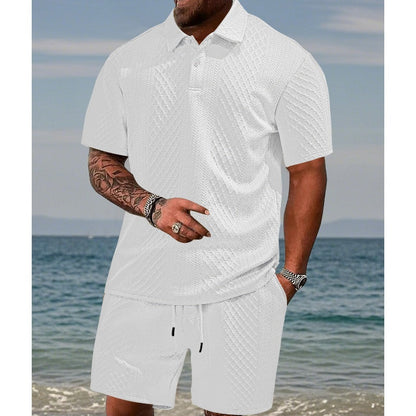 👕 Herenpak met ruitjesprint ✨ Makkelijk te combineren, casual en losse pasvorm, veelzijdige kraag, één stuk is alles wat je nodig hebt voor thuis of een dagje uit 🛋️
