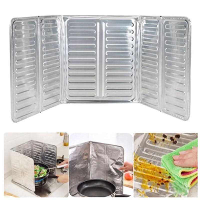 🍳 Keukenoliespatbescherming - Antiaanbakontwerp en gemakkelijk schoon te maken, maximale veiligheid in de keuken 🔥✨