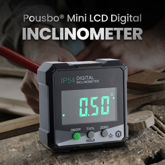 Pousbo® Mini LCD Digitale Hellingshoekmeter（50% OFF）