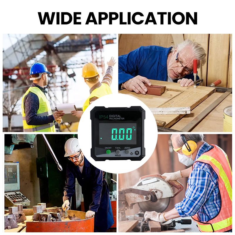 Pousbo® Mini LCD Digitale Hellingshoekmeter（50% OFF）
