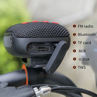🔈🔈60% KORTING🚲Bluetooth sportluidspreker voor fietsen – IPX5 waterdicht, TWS & MicroSD-kaartondersteuning 🚴‍♂️🔊