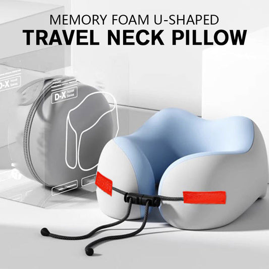 🔥Bestseller - 55% korting🔥U-vormig reisnekkussen van traagschuim✈️💤