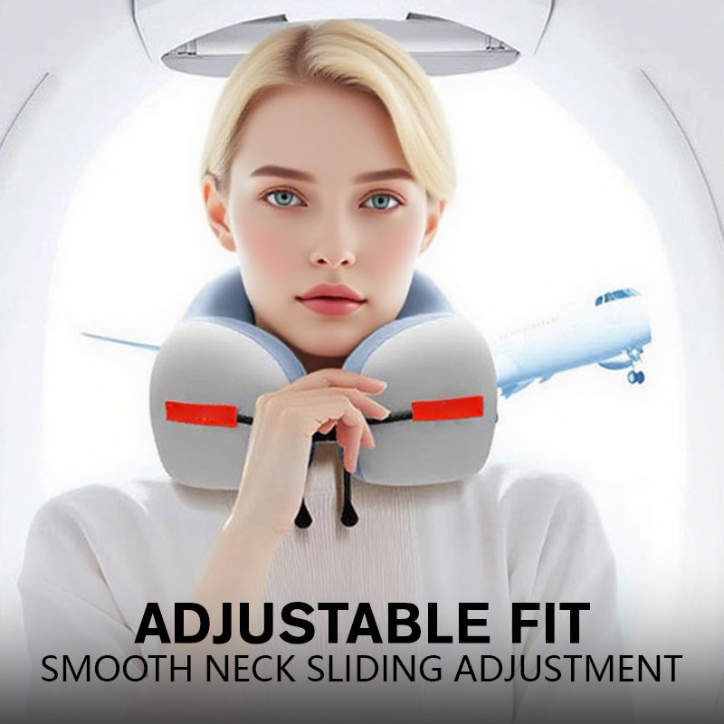 🔥Bestseller - 55% korting🔥U-vormig reisnekkussen van traagschuim✈️💤