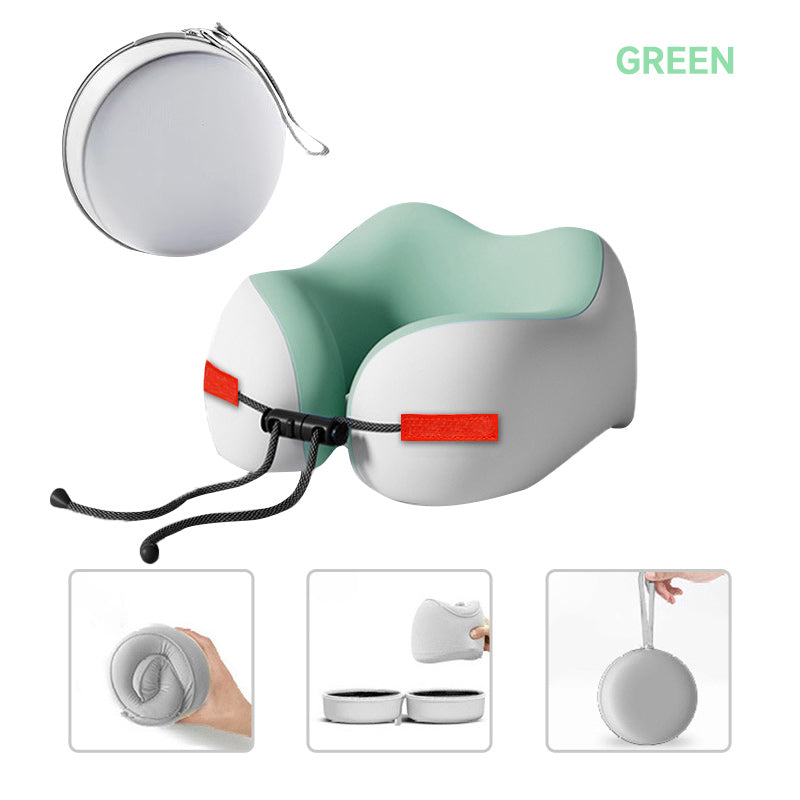 🔥Bestseller - 55% korting🔥U-vormig reisnekkussen van traagschuim✈️💤